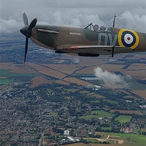 Customer Photo of Wing to Wing with a Spitfire (Squadron Leader)